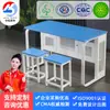 Mesa de Computador para Sala de Treinamento Escolar, Sala de Computadores, Sala de Computadores Multimídia, Treinamento de Alunos, Mesa Dupla Tipo Painel com Cadeira