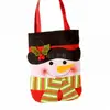 Bolsa de Maçã de Natal Bolsa de Presente Saquinho de Presente Véspera de Natal Bolsa de Tecido Não Tecido Rena Elfo Papai Noel Bolsa Tote