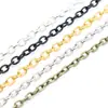Venta al por mayor transfronteriza 3x 2mm 4x 3mm cadena de hierro sin soldar DIY collar de cadena larga cadena de cruz para joyería hecha a mano