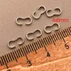 Chapado en cobre oro real oro de 18K bolsa color oro hebilla de tres caracteres pulsera extremo de collar hebilla accesorios de joyería DIY fabricantes al por mayor