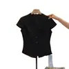 Camisa de Verano 2026 con Nuevo Diseño, Cuello en V, Sin Mangas para Mujer, Moderna y Elegante, Ceñida a la Cintura, Adelgazante, Top Versátil