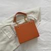 Bolsa de Ombro Transversal Casual Retro Xiaorui Dourada com Bolso Feminina 2022 Moda Bolsa Tote Novo Estilo Bolsa com Textura de Corrente Verão