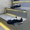 Novos tênis vintage azul escuro de outono para homens, sapatos casuais esportivos de sola grossa de alta qualidade, calçados masculinos versáteis e modernos