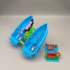 JMSTC230210158 bloques de construcción, paquete de catamarán, prueba de ensamblaje, solo como referencia en el aula, productos terminados de producción pequeña.