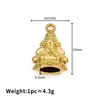 Colgante de Árbol de Navidad de Acero Inoxidable para Deseos Accesorios de Joyería DIY Colgante Decorativo para Collar Pulsera Accesorios Transfronterizos Europeos y Americanos