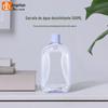 Atacado 500g frasco de líquido de limpeza de piso 500ml frasco de desinfetante líquido para lavanderia plástico transparente oval plano fábrica