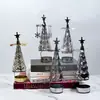 Venta al por mayor de fábrica Amazon INS Celebridad de Internet Árbol de vela aromática navideña Flujo de aire Árbol Portavelas Giratorio Linterna