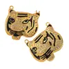 Venda Quente Transfronteiriça Zircônia Gota de Óleo Cabeça de Tigre Luxo Leve Moda Coringa Personalidade Colar Pingente Atacado