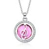 Suministro de Fábrica Difusor de Perfume Espiral Collar de Aceite Esencial de Aromaterapia Acero Inoxidable de Alta Calidad Collar para Mujer