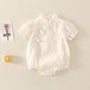 Roupas de verão para bebê vestido de princesa vestido de verão para bebê menina recém-nascido um mês de idade vestido de cem dias vestido justo