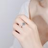 Anillo de diamantes de circonio flash diseño de nicho vivo temperamento de moda anillo transfronterizo anillo femenino joyería en vivo suministro de fábrica anillo
