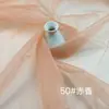 Fio de Vidro Fio Fosco 5050 Organza Rígida Lolita Forro Tecido Base Bordado Material de Tecido Decorativo Feito à Mão
