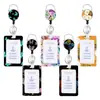Serie de Mariposas de Aleación de Zinc Redonda Hebilla Fácil de Tirar Estampado por Transferencia Térmica de Poliéster Lanyard para Teléfono Juego de Tarjetas de Certificado