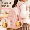 Porta-moedas de Pelúcia Fofo de Desenho Animado Carteira Pequena Portátil Personalizada Mini Bolsa Infantil Bolsa de Fone de Ouvido para Aluno do Ensino Fundamental Venda por Atacado