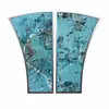 Nova Maçaneta de Porta de Pedra de Luxo Estilo Chinês, Maçaneta de Porta de Vidro Estilo Leve de Luxo, Maçaneta de Jade Personalizada para Entrada de Villa Clube