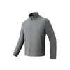 Jaqueta Masculina Casual Versátil Clássica Espessa à Prova de Vento Impermeável com Gola Alta Softshell para o Dia a Dia Manga Longa