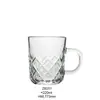 Comercio Exterior Exportación Taza Pequeña Vidrio Sódico-Cálcico Taza con Asa Patrón Taza de Cerveza con Asa Taza de Café Taza para Bebidas Al Por Mayor