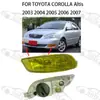 Faróis de Neblina Dianteiros para Corolla Altis 2003-2007 Luzes do Para-choque Dianteiro Faróis Antineblina Dianteiros Luzes Halógenas