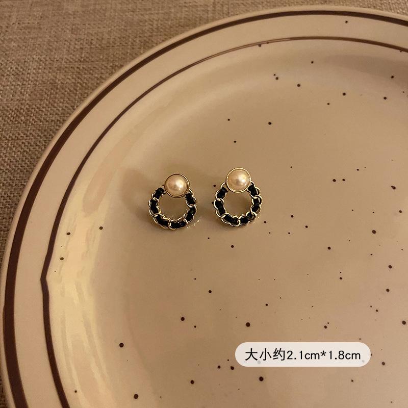 颜色分类图_编织圆形耳环（银针）