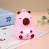 Chaveiro Capivara Pingente Acessório de Bolsa Presente Criativo Squishy Pop-Up Chaveiro Boneca Alívio de Estresse