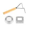 Molde para Freír Transfronterizo Aleación de Aluminio Cuchara Antiadherente para Pasteles de Aceite, Rábano Rallado, Cuchara para Pastel de Camarones, Molde para Hornear, Gadgets de Cocina