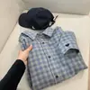 Camisa de Manga Larga a Cuadros Estilo Retro Americano Unisex, Camisa Chaqueta Exterior de Principios de Primavera, Estilo Perezoso, Protección Solar, Estilo Verano