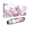 Alfombrilla Grande para Escritorio de Oficina Alfombrilla para Teclado de Computadora de Anime y Juegos Alfombrilla Personalizada para Escritorio de Dormitorio Alfombrilla de Ratón Gruesa Bidimensional
