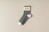 Calcetines de otoño para hombre, nuevos calcetines de media pantorrilla de corte alto a juego con colores, transpirables y absorbentes del sudor, calcetines deportivos de marea con talón y cabeza a juego con colores para hombre