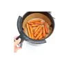Fabricante de papel para air fryer Papel silicone 2oz copo para molho Embalagem para levar Assar papel Prato branco para molho de soja Refeição
