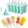 Molde de Silicona para Paletas de Hielo 4 Cavidades 6 Cavidades 10 Cavidades 12 Moldes para Paletas DIY Paleta de Hielo Molde de Hielo Venta al por Mayor