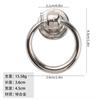 Anillo Retro Simple Antiguo de Aleación de Zinc Manija de Puerta de Mueble Retro Aleación de Zinc Manija de Cajón de Tocador de Gabinete