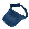 Estilo americano Retro Lavado Denim Buraco Buraco Chapéu Mulheres Esportes de Verão Viagem Proteção Solar Sol Chapéu Boné Masculino