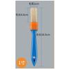 Pincel de cabo plástico sem fiapos 1 polegada 2 polegadas 3 polegadas 4 polegadas 5 polegadas pincel de pintura pincel para tinta e cola pincel de plantio de cerdas de fio de nylon