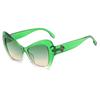 2022 Nuevas Gafas de Sol Cat-Eye de Personalidad para Mujer Transfronterizas Europeas y Americanas de Moda Trendy Gafas de Alta Gama