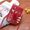 Bolsa de Celular com Tela Sensível ao Toque Transparente para Mulheres Verão Portátil Bolsa Feminina Estudante Desenho Animado Fofo Simples Vertical de Ombro Transversal