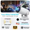 Proyector Mini Inteligente de Fábrica Transfronterizo para Uso Doméstico, Mini Proyector Portátil Wifi de Alta Definición para Dormitorio, Proyección Directa desde Teléfono Móvil Durante el Día
