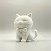 Corbata de moño de gato impresa en 3D, súper vendida, nueva, linda, versión Q, figura, decoración creativa para el hogar, adecuada para escritorio de oficina
