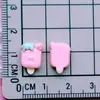 Mini Presilhas de Cabelo Fofas e Delicadas da Série Rosa Brilhante, Decorações para Unhas, Adesivos de Cola de Creme, Acessórios