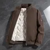 Marca 90% Plumón de Pato Blanco Ropa para Hombre Invierno Nueva Chaqueta Bomber Cuello Alto Chaqueta de Plumas Marca de Tendencia Ropa de Trabajo Color Sólido