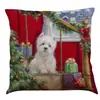 Bestsellers da Temu Amazon: Fronha com Estampa de Natal Papai Noel, Almofada de Carro, Personalização no Atacado