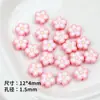 Serie Macaron Goteo de Aceite Flor Pequeña de Dos Colores Cuentas Sueltas DIY Cadena de Teléfono Móvil con Cuentas Pulsera Collar Accesorios de Joyería