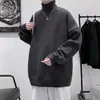 Suéter interior de cuello alto para hombre, otoño e invierno, nuevo, holgado, casual, de alta calidad, suave, guapo, suéter básico para niños