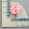 Funda para Teléfono Móvil Pegamento Crema DIY Pasador Accesorios de Resina Juguete de Comida Dulce Simulación Piruleta Llavero DIY Venta al por Mayor