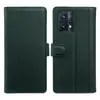 Capa Flip de Couro Genuíno com Porta-Cartões e Suporte Anti-Queda para Realme 9/10/11/12 Pro/Pro+