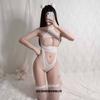 Jingmi Ropa Íntima Sexy Traje de Baño de una Pieza de Corte Alto Bikini Tentación de Aguas Muertas Body Sexy