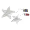 Estrela de Topo para Árvore de Natal Luz LED Estrela Brilhante Estrela de Cinco Pontas Caixa de Luz Decoração de Quarto Enfeite de Árvore de Natal Luz
