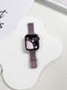 Correa de reloj milanesa magnética delgada de doble sección adecuada para Apple iWatch 11.ª generación 10/987Se
