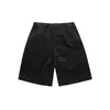 Ropa de Hombre Beijie Verano 2026 Nuevo Lavado Bordes Deshilachados Parches Pantalones Cortos Holgados para Hombre Ropa de Trabajo Casual Pantalones de Cinco Puntos