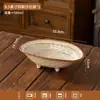 Juego de vajilla de cerámica cocida en horno estilo japonés, cuencos y platos de arroz vintage, juego con patrón martillado irregular, combinación de cuenco y plato nuevo modelo 2026