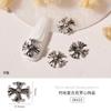 Accesorios para Uñas Artísticas al por Mayor Remaches Metálicos Estilo Japonés Abejita Aleación Oro y Plata Vintage Set de Cruces Decoraciones para Uñas